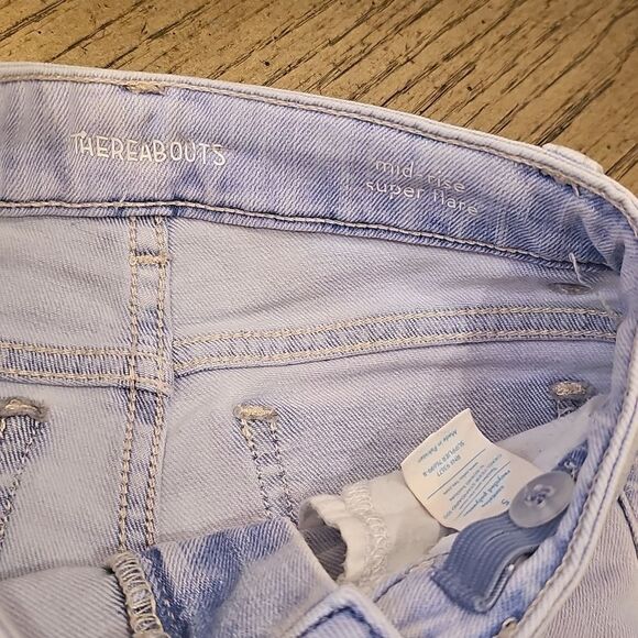 Light Blue Mid Rise Flare Jeans Size 5 - Picture 3 of 15